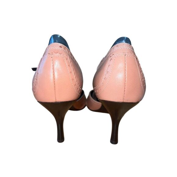 Bandolino Dark Natural Square Toe Heels With/Ankle Strap Women’s Sz 10 NWOB - Picture 6 of 11